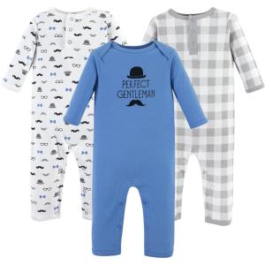 image:imageHudson Baby unisexchild Cotton CoverallsPerfect Gentleman