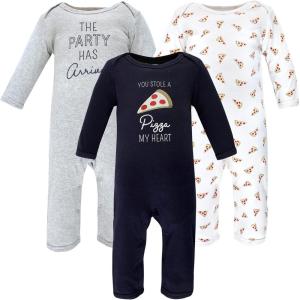image:imageHudson Baby unisexchild Cotton CoverallsPizza