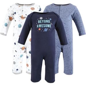 image:imageHudson Baby unisexchild Cotton CoverallsSpace