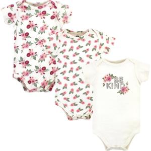 image:imageHudson Home Collection Baby Shawl Collar Plush RobeBe Kind Flower
