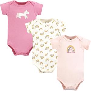 image:imageHudson Home Collection Baby Shawl Collar Plush RobeDreamer Rainbow