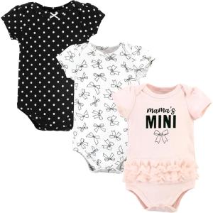 image:imageHudson Home Collection Baby Shawl Collar Plush RobeMamas Mini Bows