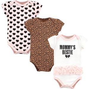 image:imageHudson Home Collection Baby Shawl Collar Plush RobeMommys Bestie Leopard Tutu