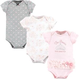 image:imageHudson Home Collection Baby Shawl Collar Plush RobePrincess Arrived Tutu