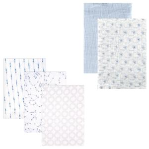image:imageMuslin Swaddle Blanket 5PackBlue SheepBlue Constellation
