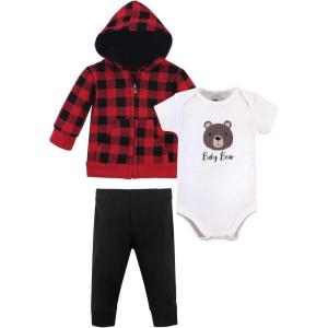 image:imageQuilted Hoodie Bodysuit amp Pant Set Baby Bear by Hudson Baby