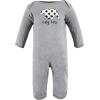 image:imageHudson Baby Baby Coveralls Gray Black 1218 Months