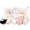 image:imageHudson Baby Baby Girls Sock and Headband 12pc SetSoft Pink Roses