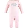 image:imageHudson Baby Girls Unisex Cotton Coveralls Pink Gray Elephant 69 Months Pink Gray Elephant 69 Months US