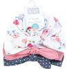 image:imageHudson Baby Infant Girls Turban Cotton Headwraps 024 MonthsButterfly Floral