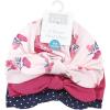 image:imageHudson Baby Infant Girls Turban Cotton Headwraps 024 MonthsPink Navy Floral