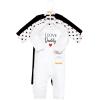 image:imageHudson Baby Unisex Baby Cotton Coveralls GirlDaddy Red Black 03 Months