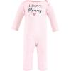 image:imageHudson Baby Unisex Baby Cotton Coveralls GirlMommy Pink Navy 69 Months