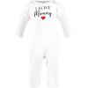 image:imageHudson Baby Unisex Baby Cotton Coveralls GirlMommy Red Black 03 Months
