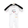 image:imageHudson Baby Unisex Baby Cotton Coveralls GirlMommy Red Black 69 Months