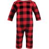 image:imageHudson Baby Unisex Baby Thermal Coveralls 2pk Creative RainbowsBuffalo Plaid Moose
