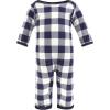 image:imageHudson Baby Unisex Baby Thermal Coveralls 2pk Creative RainbowsFootball