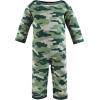 image:imageHudson Baby Unisex Baby Thermal Coveralls 2pk Creative RainbowsSage Dinosaur