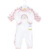 image:imageHudson Baby Unisex baby Cotton Coveralls Modern Rainbow 36 Months Modern Rainbow 36 Months US