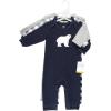 image:imageHudson Baby baby boys Hudson Unisex Cotton Coveralls Polar Bear Rompers Polar Bear 36 Months US