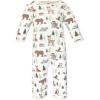 image:imageHudson Baby baby girls Hudson Unisex Cotton Coveralls Forest Animals 6 9 Months Forest Animals 69 Months US
