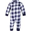 image:imageHudson Baby babygirls Plush JumpsuitsBlue Football