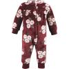image:imageHudson Baby babygirls Plush JumpsuitsBurgundy Floral