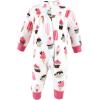 image:imageHudson Baby babygirls Plush JumpsuitsIce Cream