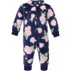 image:imageHudson Baby babygirls Plush JumpsuitsNavy Rose
