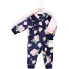 image:imageHudson Baby babygirls Plush JumpsuitsNavy Rose