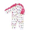 image:imageHudson Baby babygirls Plush JumpsuitsPink Christmas Lights