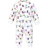 image:imageHudson Baby babygirls Plush JumpsuitsPink Christmas Lights