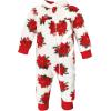 image:imageHudson Baby babygirls Plush JumpsuitsPoinsettia