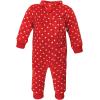 image:imageHudson Baby babygirls Plush JumpsuitsPoinsettia