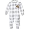 image:imageHudson Baby babygirls Plush JumpsuitsWoodland