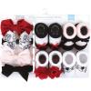 image:imageLuvable Friends Unisex Baby Cotton Bandana BibsBlack Toile Burgundy Floral