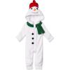 image:imageHudson Baby Baby Plush Jumpsuits Animal FaceSnowman