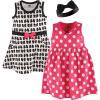 image:imageHudson Baby BabyGirls Cotton Dress and Headband SetBow