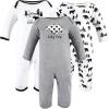 image:imageHudson Baby Girls Unisex Cotton Coveralls Bear Gray Black 1824 Months Baby Bear Gray Black 1824 Months US