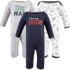image:imageHudson Baby Girls Unisex Cotton Coveralls Love Mom 1218 Months Love Mom 1218 Months US