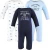 image:imageHudson Baby Girls Unisex Cotton Coveralls Newest Family Member 69 Months Newest Family Member 69 Months US