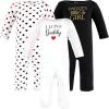 image:imageHudson Baby Unisex Baby Cotton Coveralls GirlDaddy Red Black 69 Months
