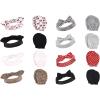 image:imageHudson Baby Unisex Baby Plush Faux Fur Sleeping Bag Wearable BlanketBlack Xoxo Houndstooth
