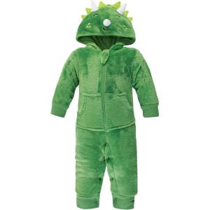 image:imageHudson Baby Baby Plush Jumpsuits Animal FaceDinosaur
