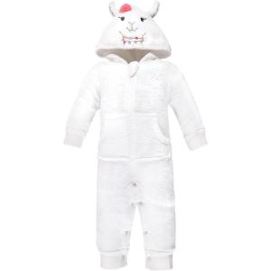 image:imageHudson Baby Baby Plush Jumpsuits Animal FaceGirl Llama