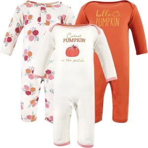 image:imageHudson Baby Girls Unisex Cotton Coveralls Cutest Pumpkin 36 Months Cutest Pumpkin 36 Months US