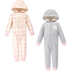 image:imageHudson Baby Unisex Baby Fleece Jumpsuits Coveralls and PlaysuitsGirl Baby Bear Toddler