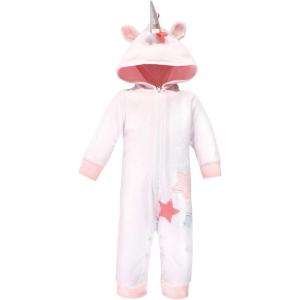 image:imageHudson Baby Unisex Baby Fleece Jumpsuits Coveralls and PlaysuitsRainbow Unicorn