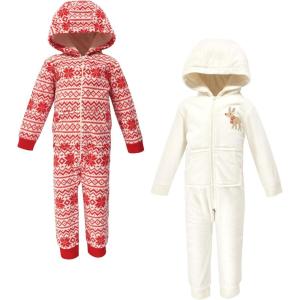 image:imageHudson Baby Unisex Baby Fleece Jumpsuits Coveralls and PlaysuitsReindeer Toddler
