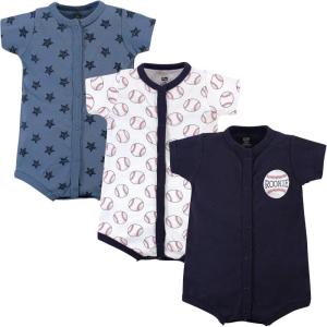 image:imageHudson Baby Unisex Cotton RompersBaseball